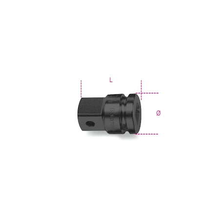 Beta Impact Adaptor, 1"-1.1/2" Drive 7290813